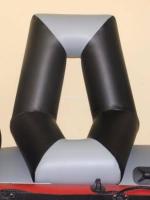 Надувное кресло S (Черно-Серый)