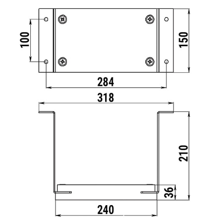 Транец выносной для ПЛМ до 12 л.с. купить по выгодной цене 5 500 руб. в магазине 