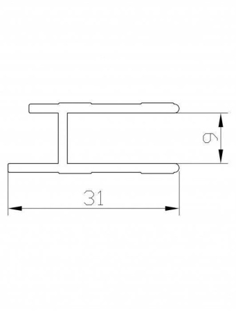Профиль Мама 9 мм 100см купить по выгодной цене 462 руб. в магазине 