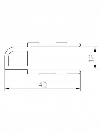 Профиль замка для пайола Папа 12 мм 100см купить по выгодной цене 616 руб. в магазине 