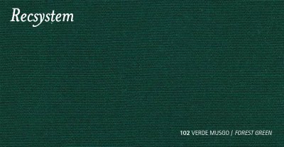 Тентовая акриловая ткань Recsystem 102 FOREST GREEN 325г 100х150см