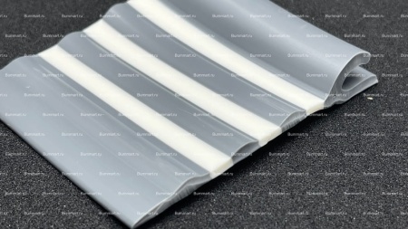 Привальный брус 90мм трех полосный (Серо-Белый) купить по выгодной цене 185 руб. в магазине 