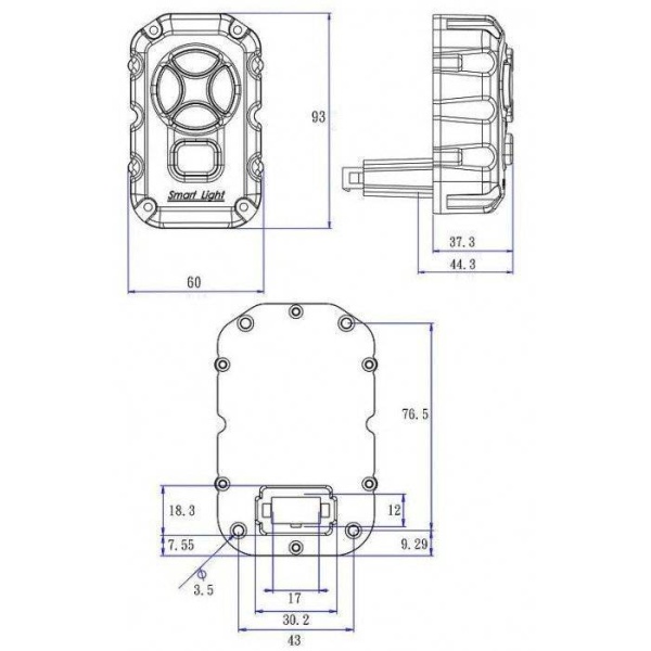 Пульт ДУ прожектора проводной, 12 В, 2-х скоростной купить по выгодной цене 7 025 руб. в магазине 