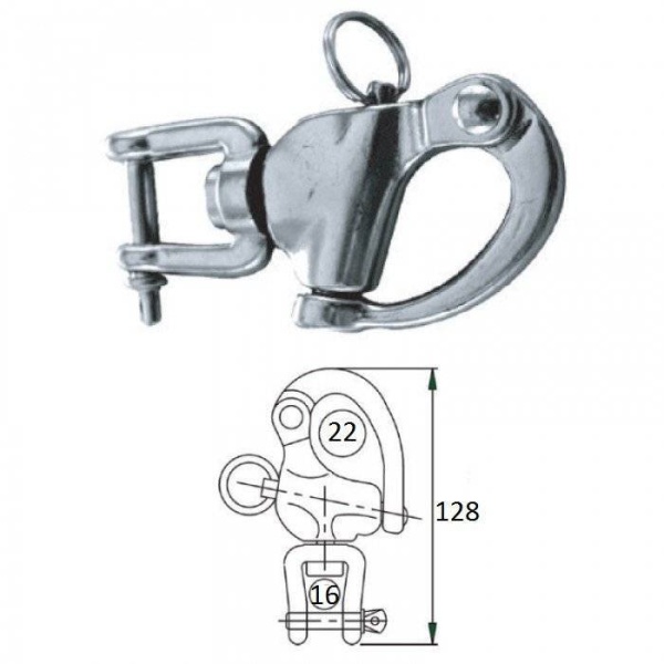 Карабин со скобой 22мм купить по выгодной цене 2 846 руб. в магазине 