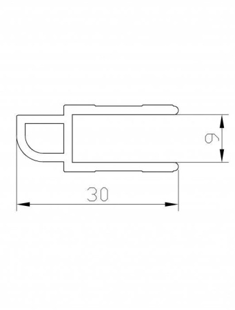Профиль замка для пайола Папа 9 мм 100см купить по выгодной цене 462 руб. в магазине 