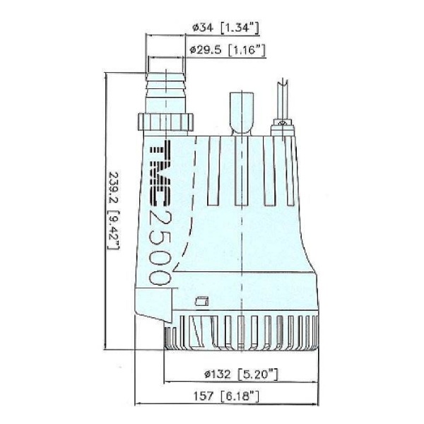 Насос осушительный 2500 GPH, 12В купить по выгодной цене 18 207 руб. в магазине 