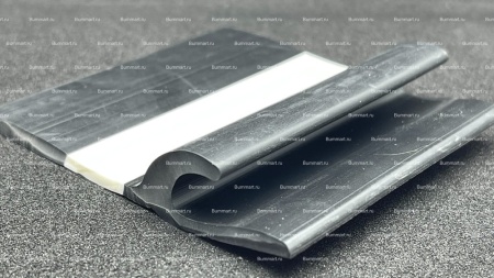 Привальный брус 80мм однополосный (Черно-Белый) купить по выгодной цене 195 руб. в магазине 