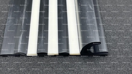 Привальный брус 90мм трех полосный (Черно-Белый) купить по выгодной цене 185 руб. в магазине 