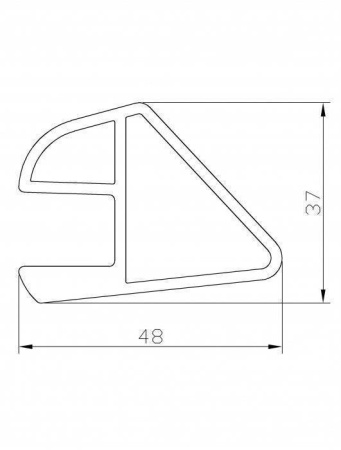 Стрингер алюминиевый для лодки 12 мм 100см купить по выгодной цене 1 265 руб. в магазине 