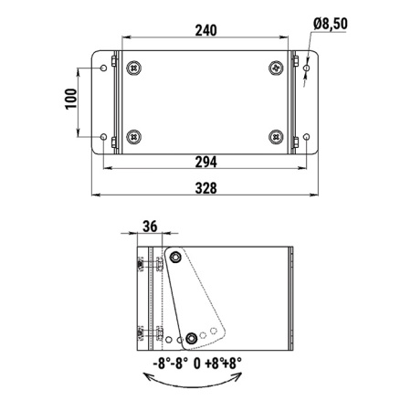 Транец выносной с регулировкой угла наклона для ПЛМ до 12 л.с купить по выгодной цене 8 500 руб. в магазине 