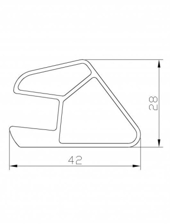 Стрингер 9мм для лодки пвх 10-600см купить по выгодной цене 88 руб. в магазине 