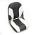 Сиденье мягкое складное Cruistyle III High Back Boat Seat, бело-серое