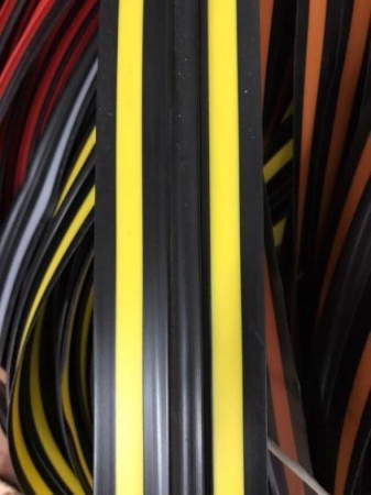 Привальный брус 60мм (Черно-Жёлтый) купить по выгодной цене 115 руб. в магазине 