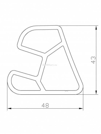 Стрингер фиксации пайола 12мм 1,30 м (Усиленный) купить по выгодной цене 1 738 руб. в магазине 