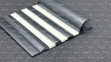 Привальный брус 90мм трех полосный (Черно-Белый) купить по выгодной цене 185 руб. в магазине 