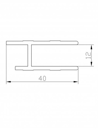 Профиль замка пайола Мама 12мм (100см) купить по выгодной цене 627 руб. в магазине 